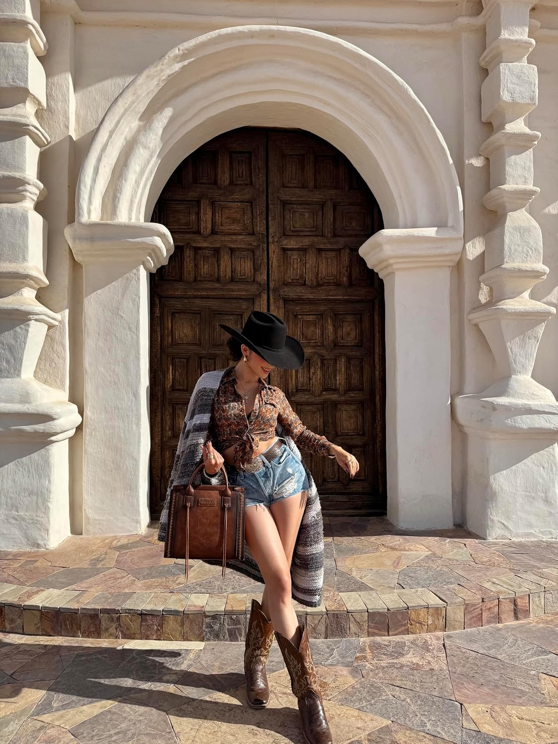 Wrangler - Bolsa de mano para mujer, juego de bolso y cartera de pi...