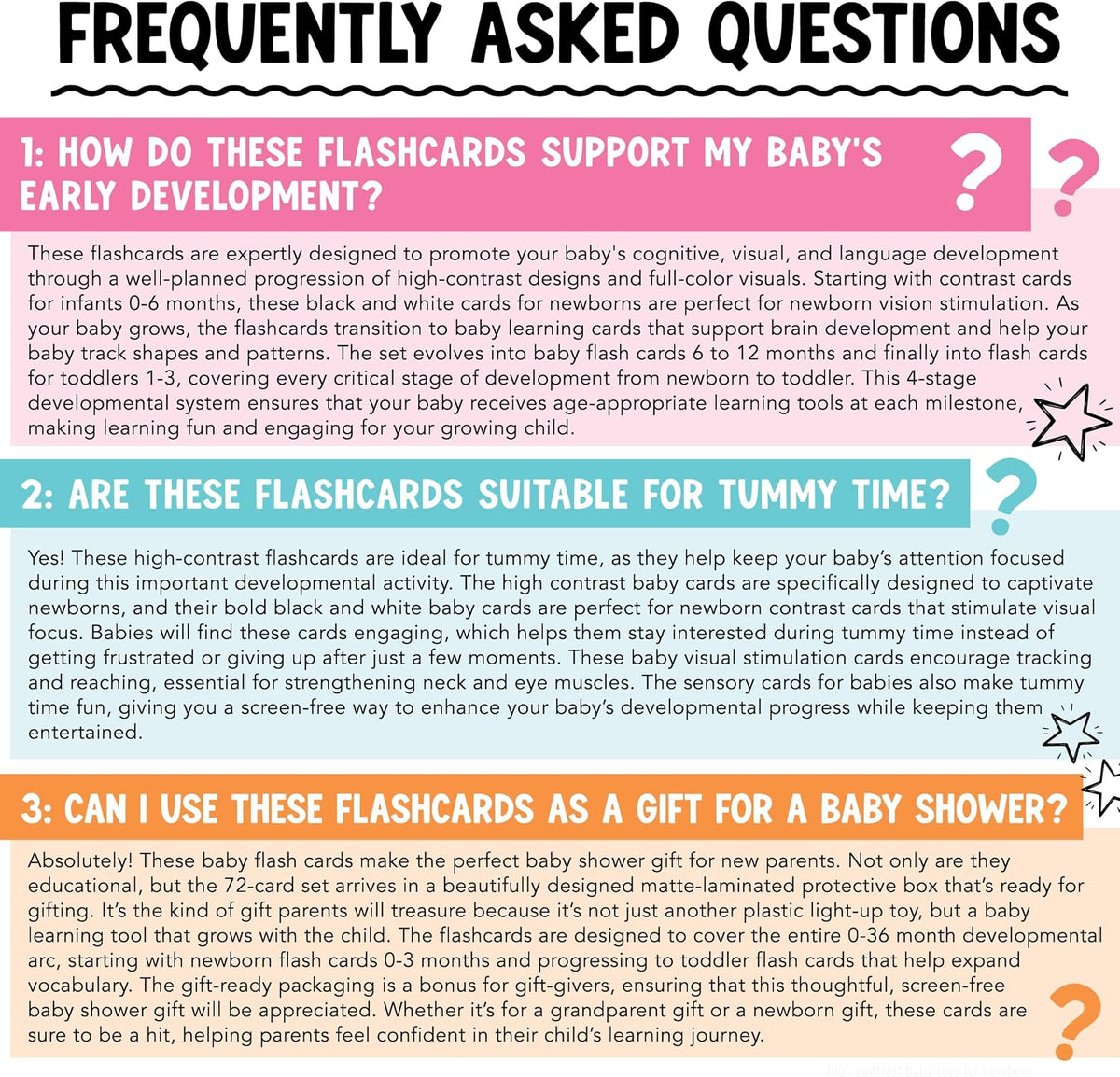 75 tarjetas de alto contraste para bebés de 0 a 6 meses, tarjetas d...