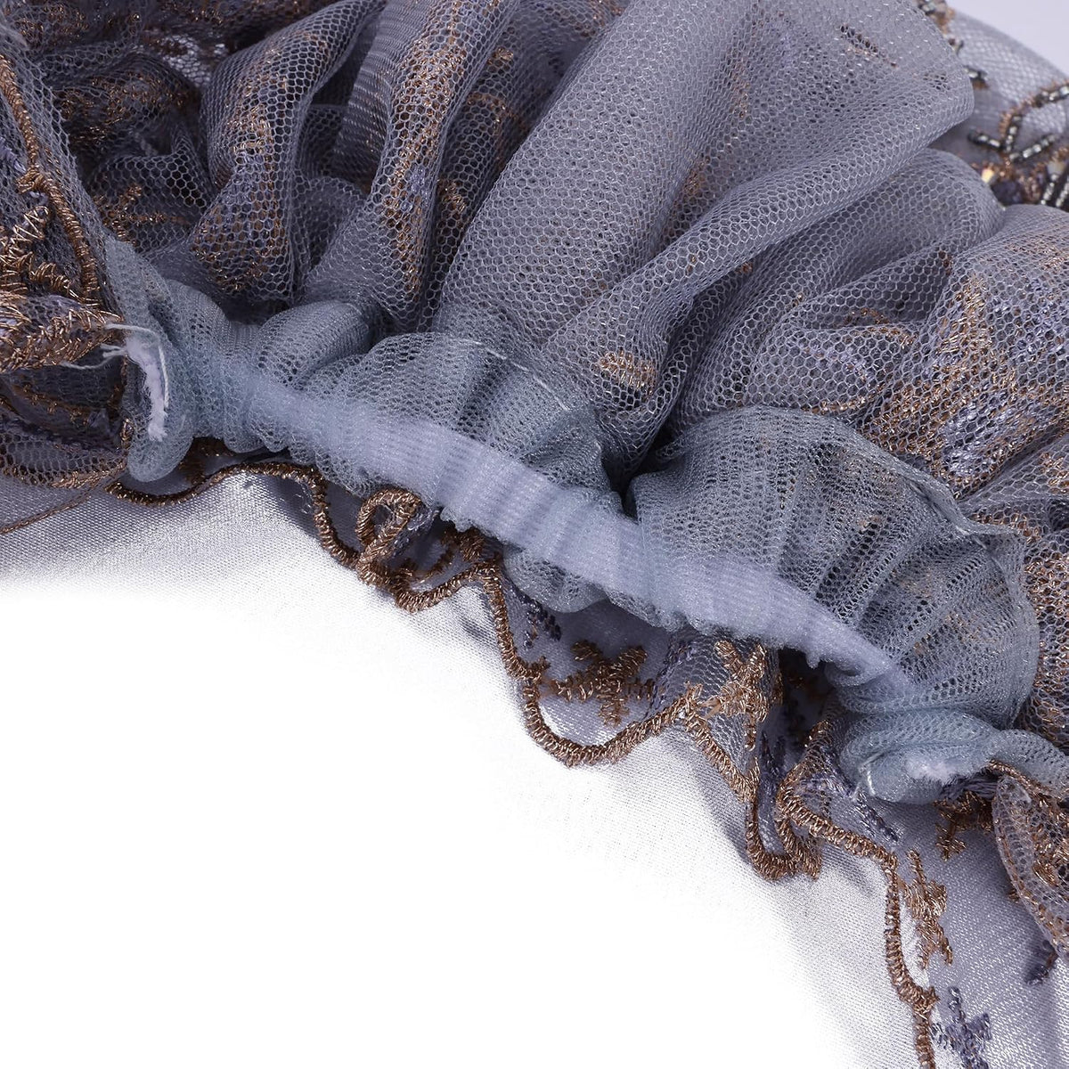 Turbante para mujer, con cuentas de encaje, musulmán, hijab, gorro...