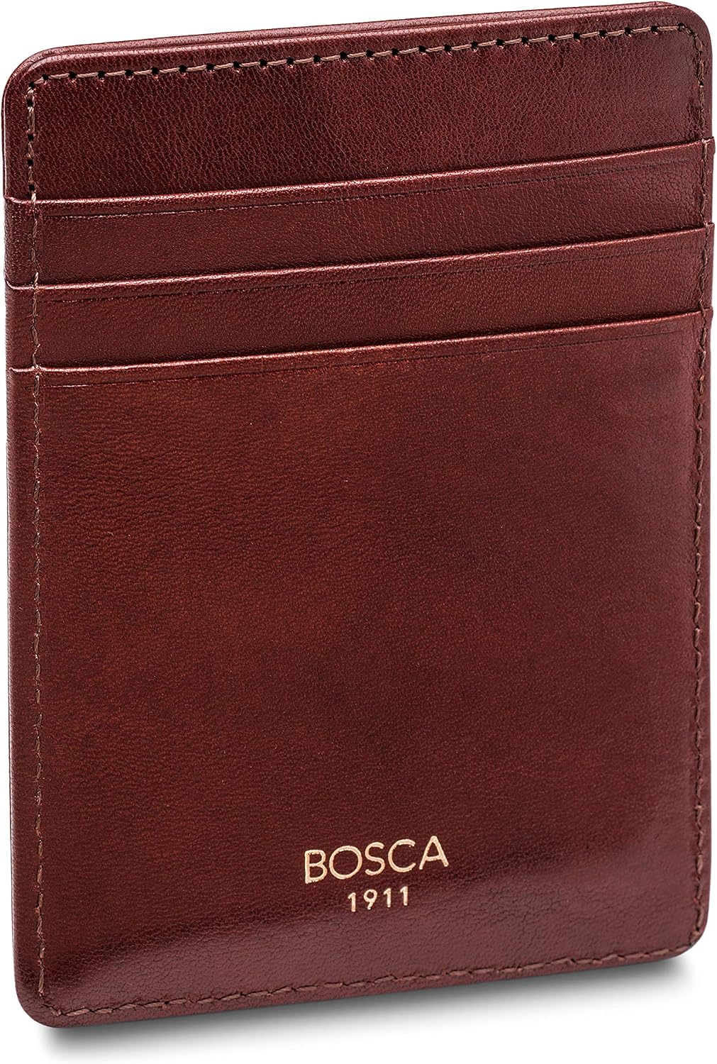 Bosca Cartera con bolsillo frontal para hombre en piel vieja - RFID