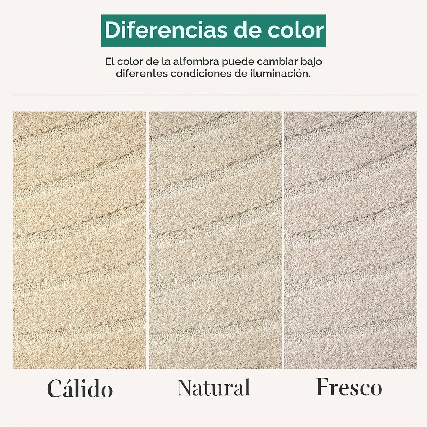 LUXE WEAVERS Alfombra de Área Moderna Geométrica de Ondas Crema 4x6