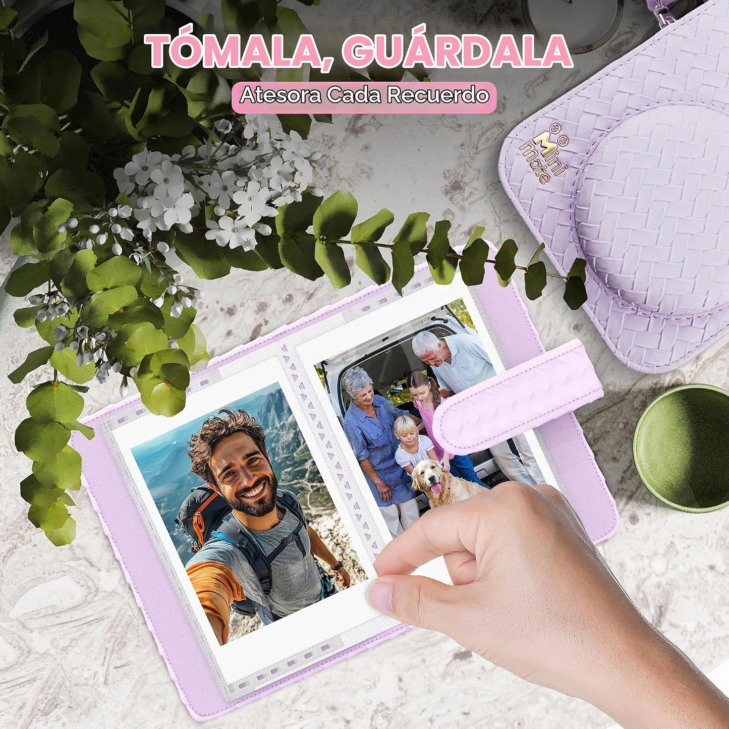 Fujifilm Instax Mini 12 Cámara Instantánea Morado Lila + Funda de D...