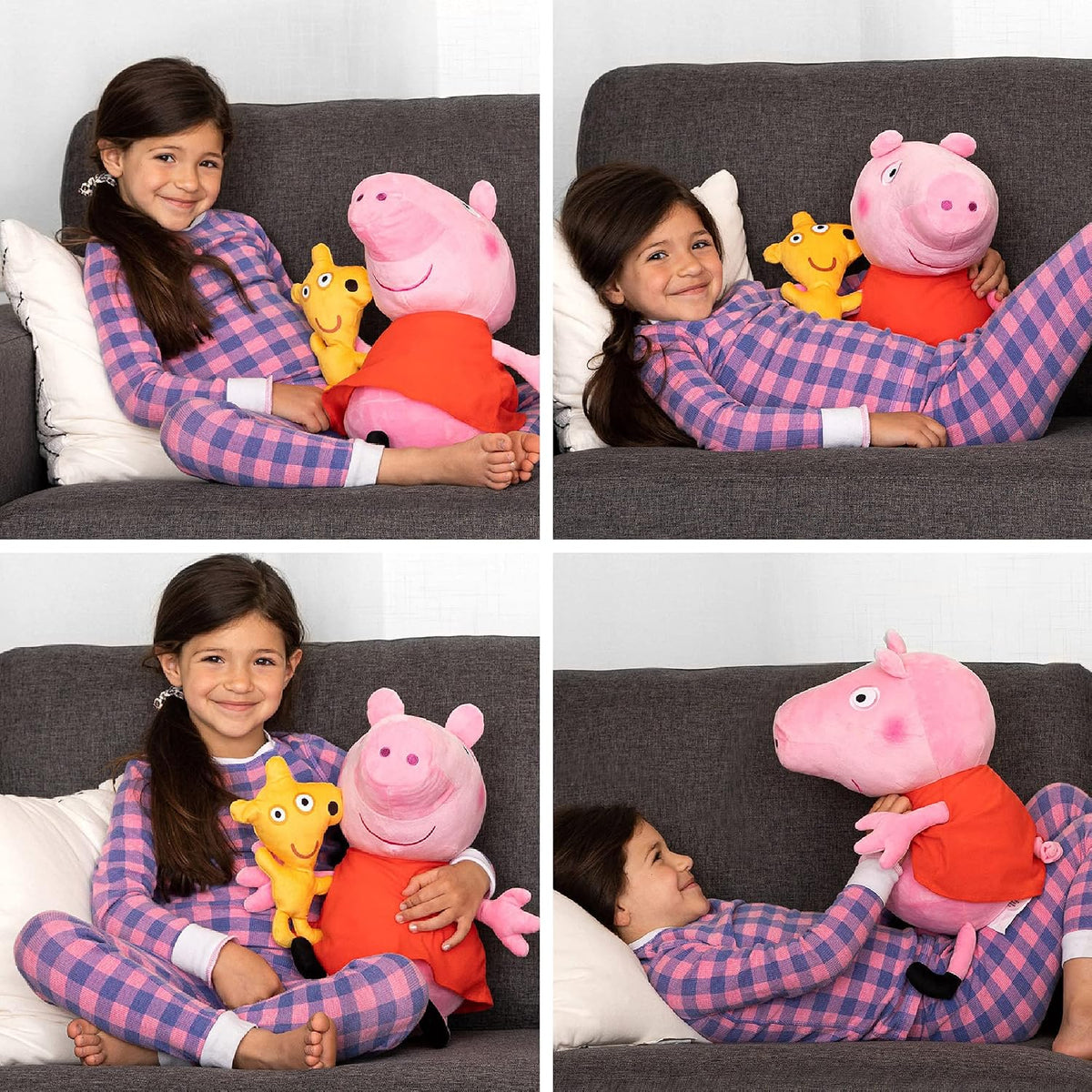 Peppa Pig Kids Bedding - Almohada de felpa súper suave (producto of...