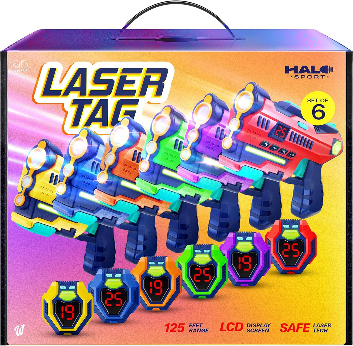 Halo Sport Laser Tag Juego de 6 \u2013 Regalos para niños de 8 a 12...