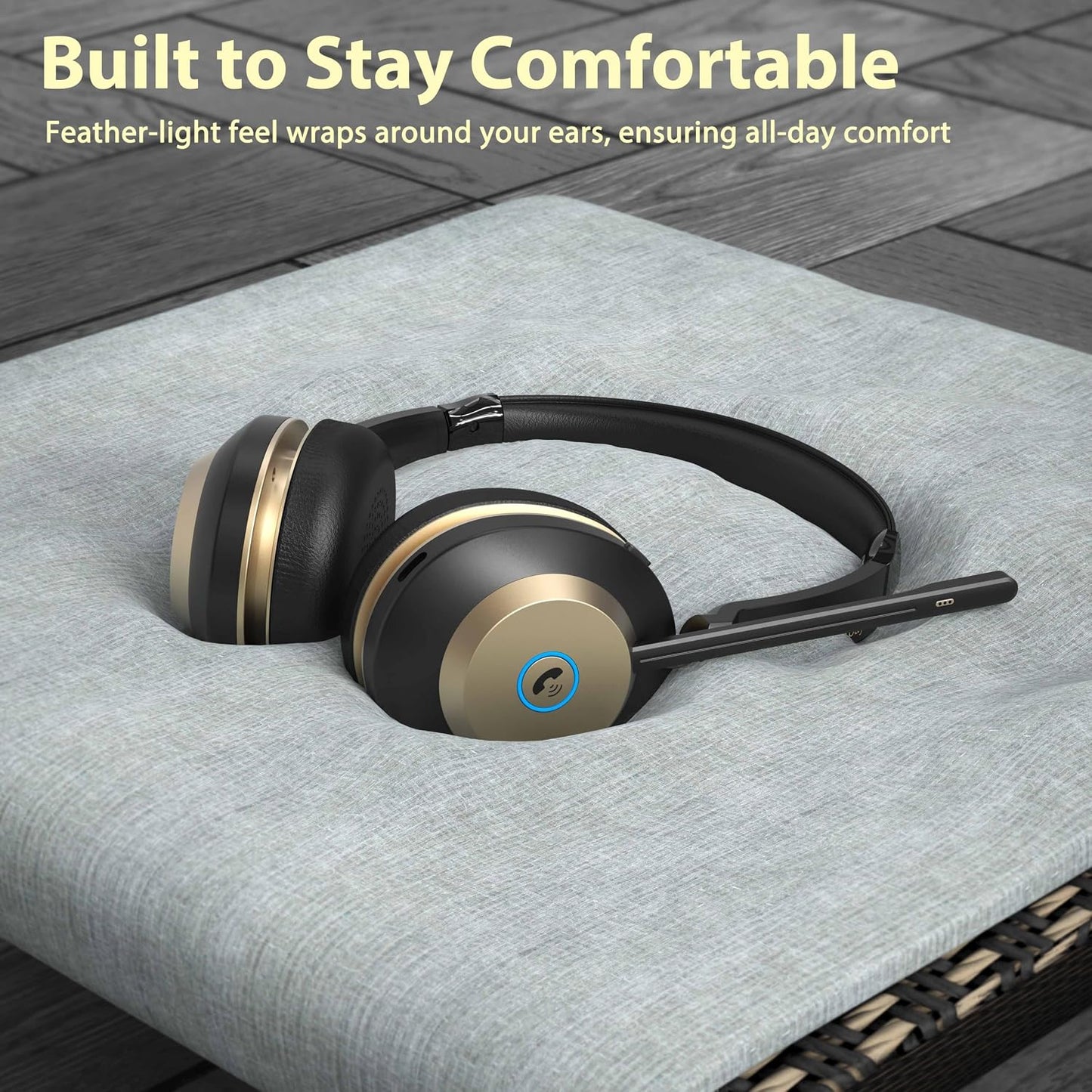 Earbay Auriculares Bluetooth 5.3 con dongle USB y micrófono con can...
