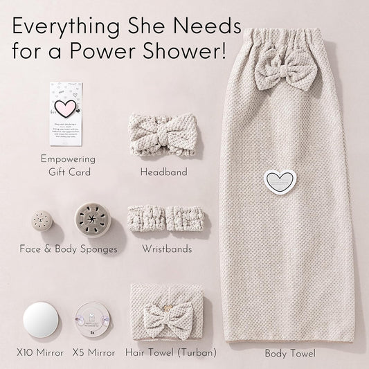 Happy Lolli Power Shower Gift Set \u2013 Accesorios de baño esencia...
