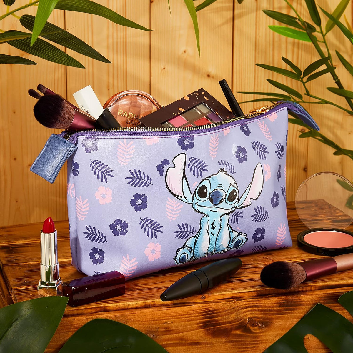 Disney Bolsa de aseo de puntada, bolsa de almacenamiento de maquill...