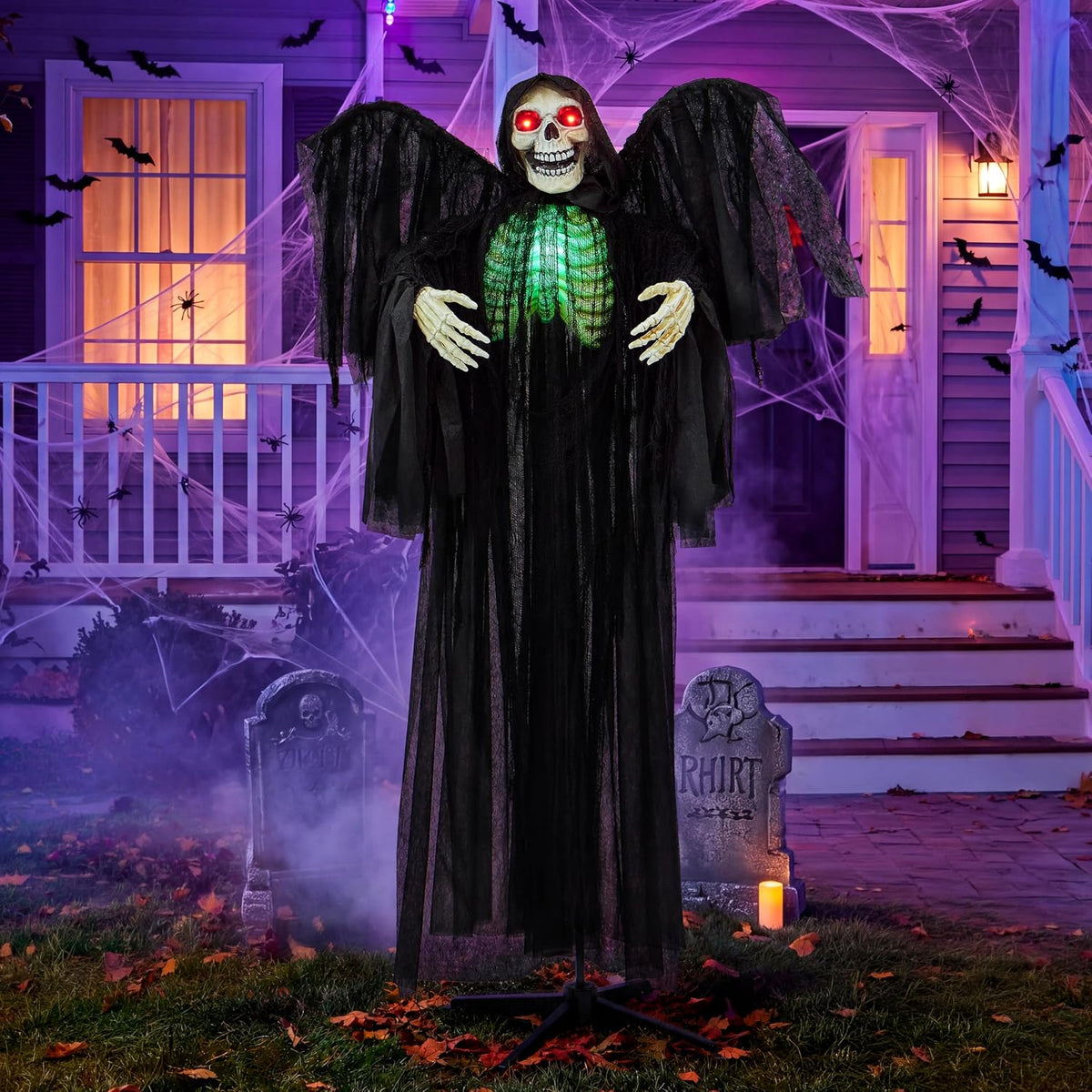 JOYIN - Decoraciones de Halloween de tamaño real, animatrónico de L...