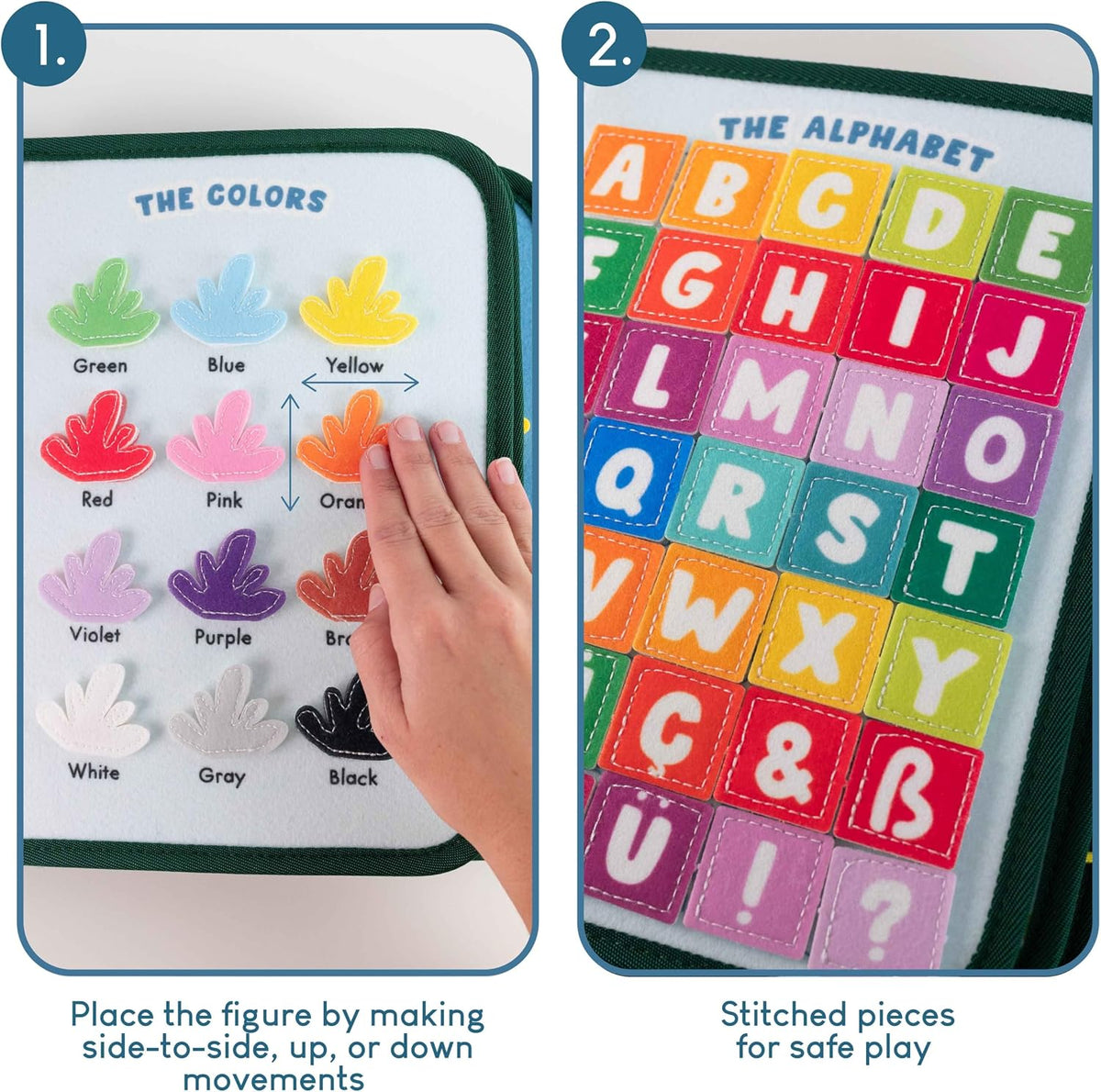 BONNYCO Tablero Ocupado para Animales de 1 Año. Libro Ocupado Monte...