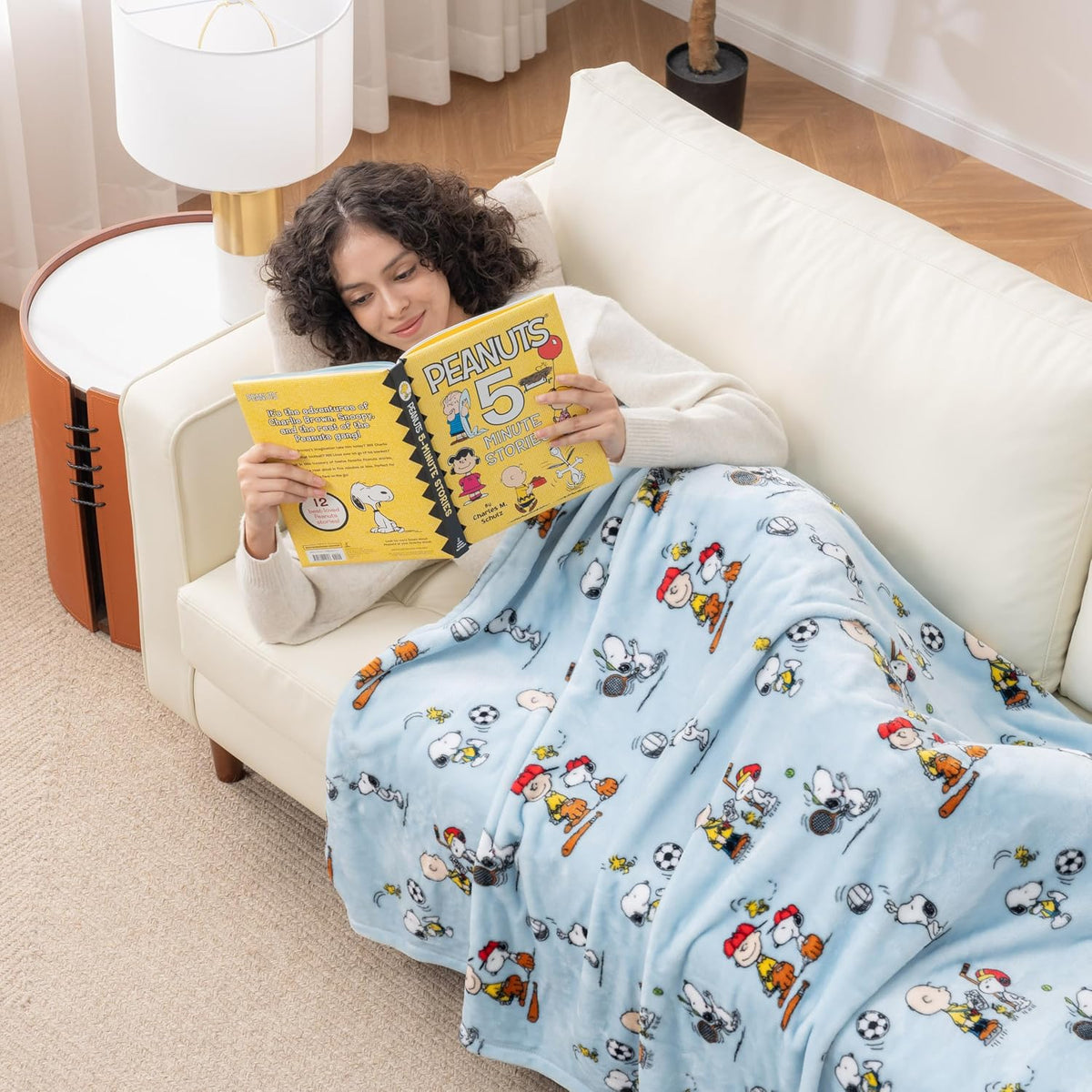 Berkshire Blanket Peanuts® VelvetLoft® Manta de Tiro de Felpa con P...