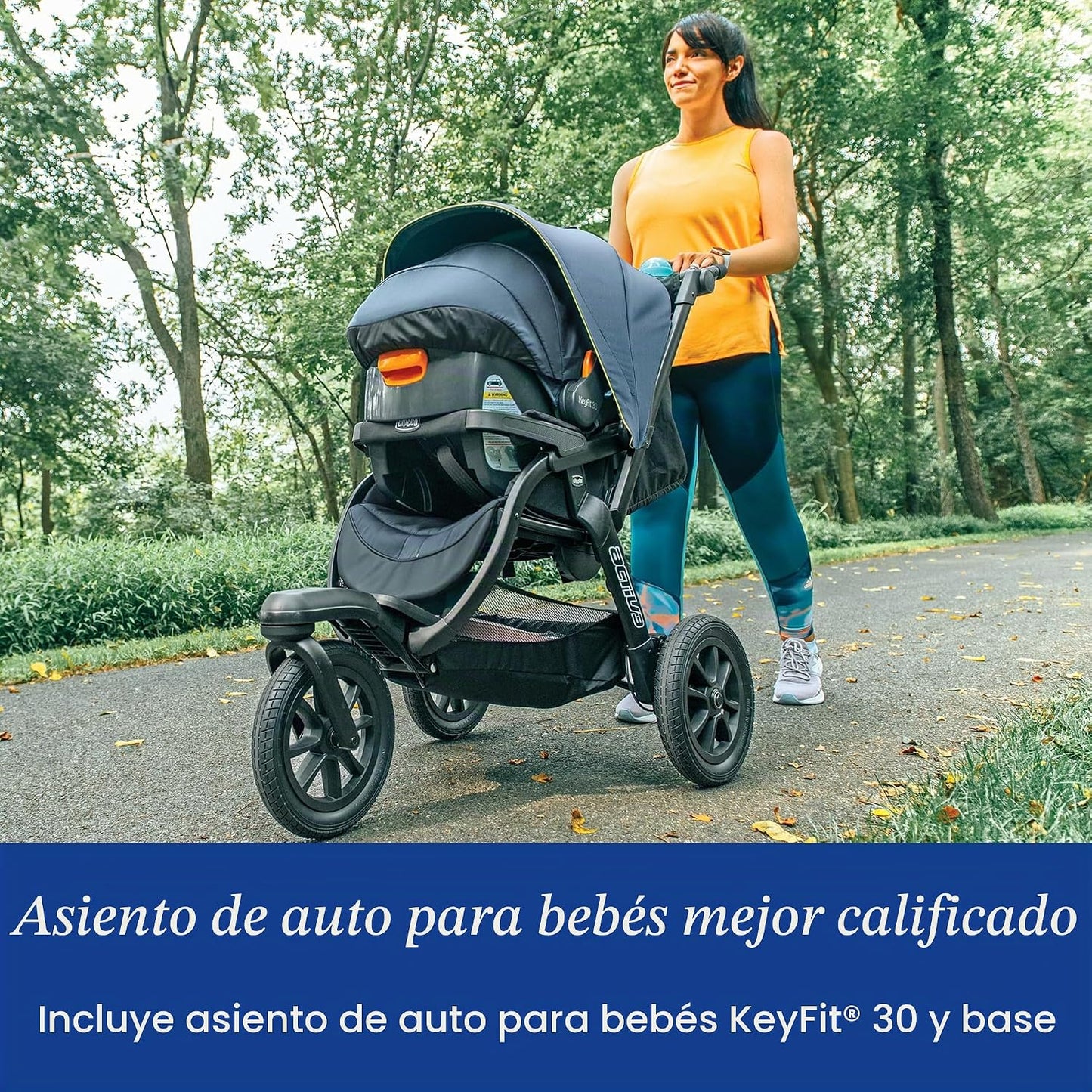 Chicco Activ3 - Cochecito para correr y asiento de coche, sistema d...