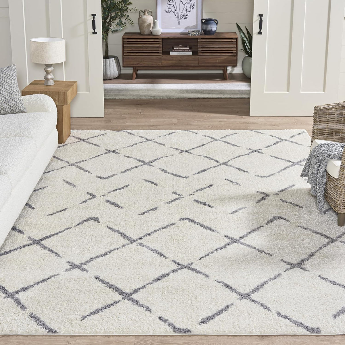 SAFAVIEH Alfombra de área de 9 x 12 pulgadas, colección Arizona Sha...
