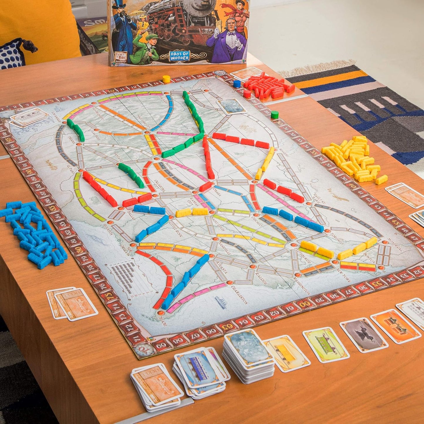 Ticket to Ride Juego de mesa - ¡Una aventura ferroviaria a través d...