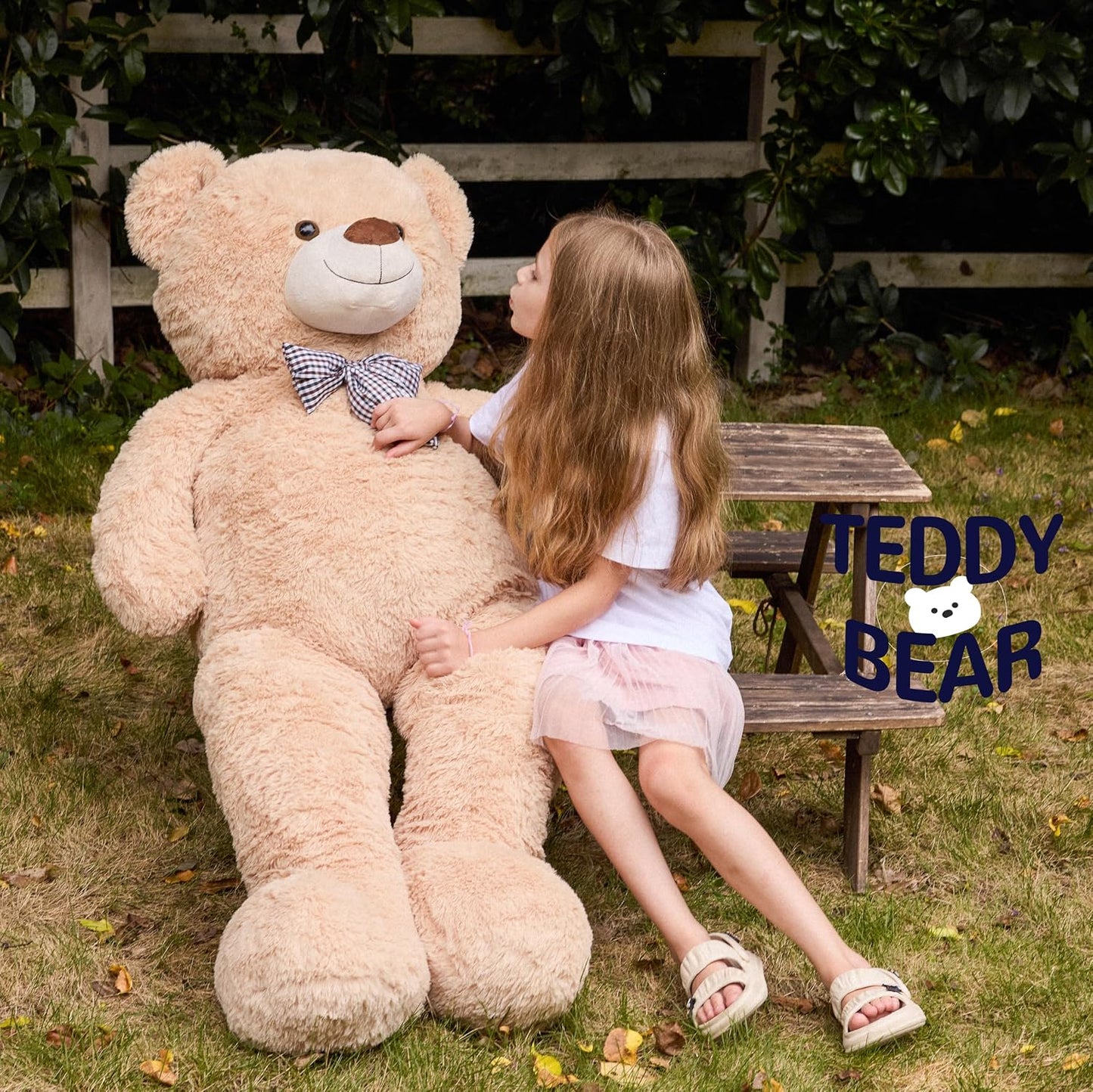 Oso de peluche gigante grande de 47 pulgadas, animales de peluche,...