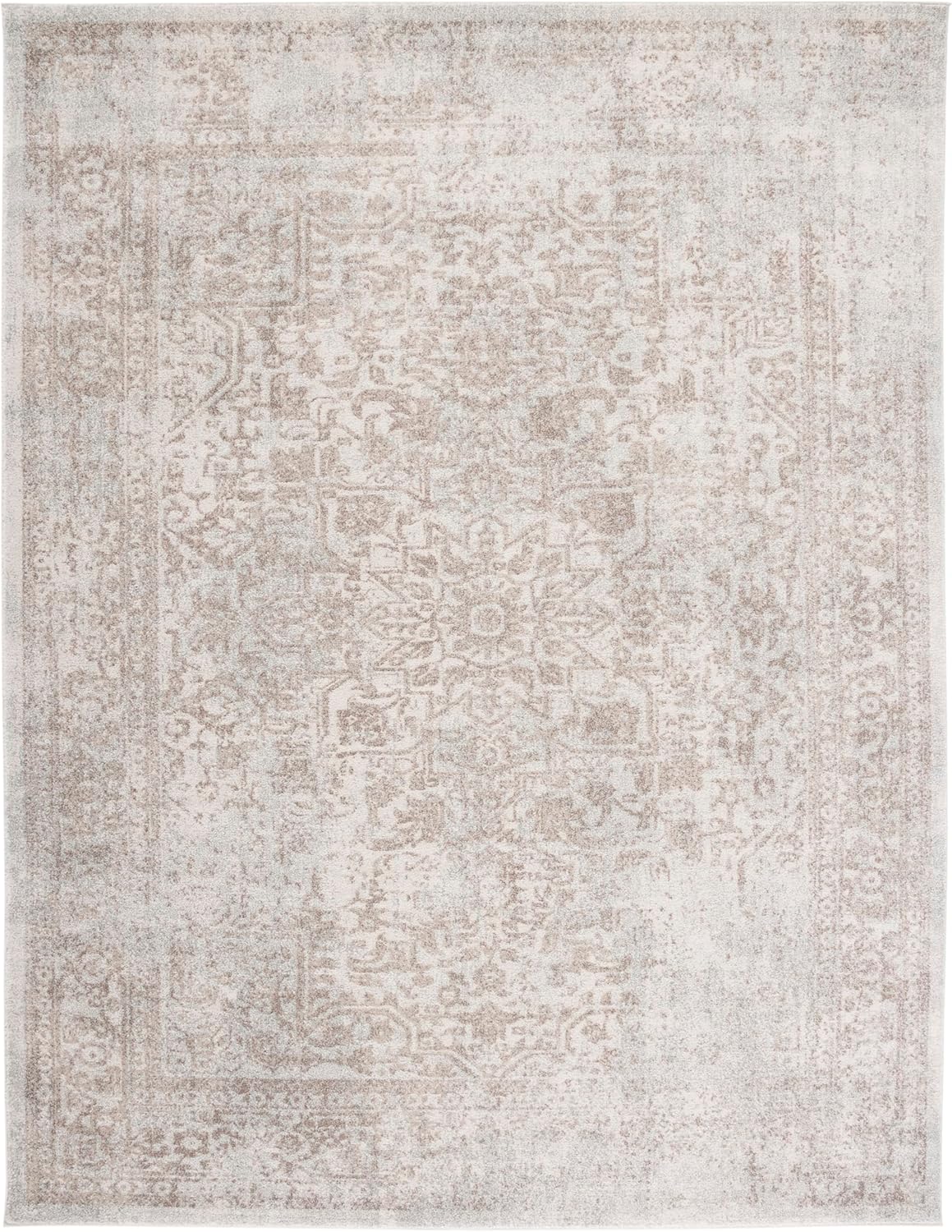 SAFAVIEH Alfombra de Área 9x12 - Colección Evoke - Grande - Marfil...