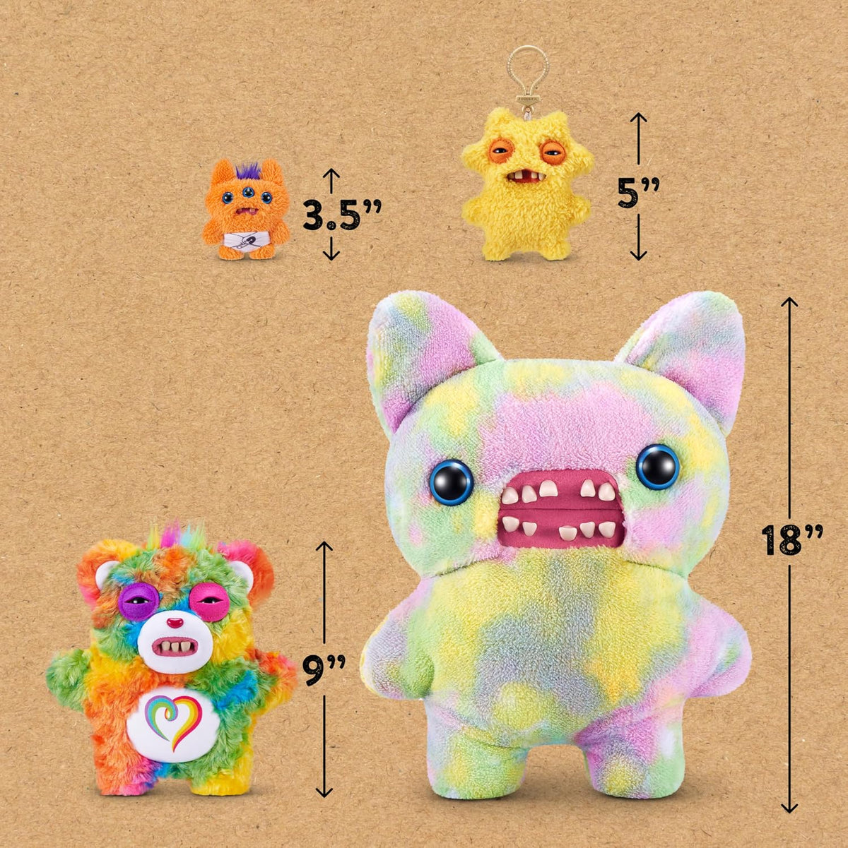Fuggler Care Bears - Peluche de 9 pulgadas (Togetherness Bear) por...