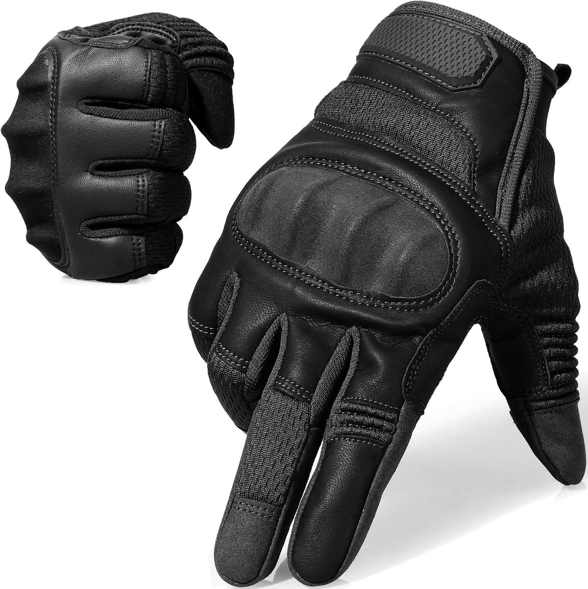AXBXCX Guantes de motocicleta para hombre, máxima protección, aptos...