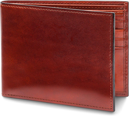 Bosca Italo Cartera para hombre de 8 bolsillos en cuero envejecido...