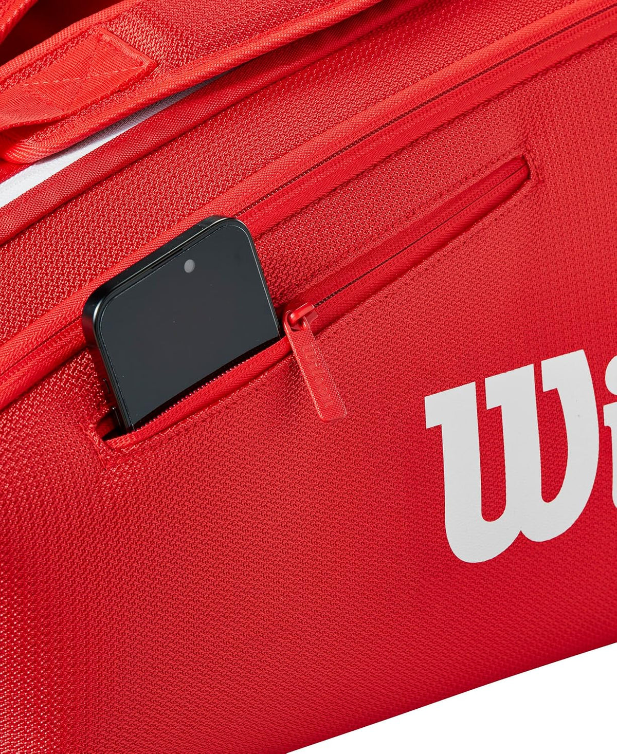 Wilson 2025 Super Tour - Bolsas para raquetas de tenis rojas - Rojo...