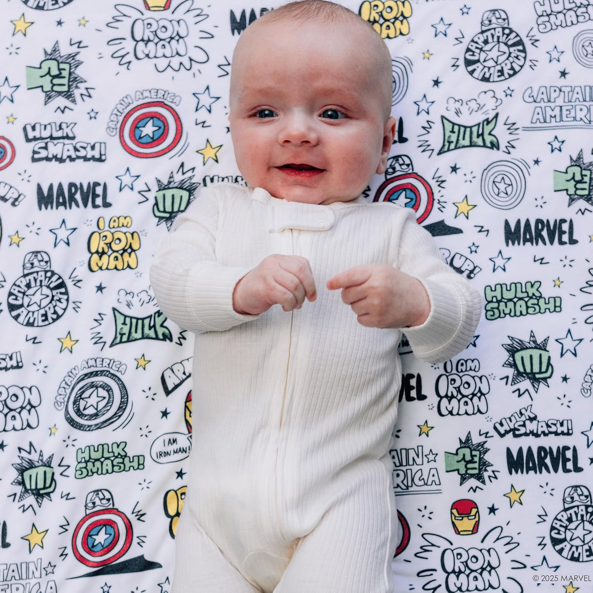 Milk Snob - Manta de recepción de Disney (Marvel Mighty Heroes) | R...