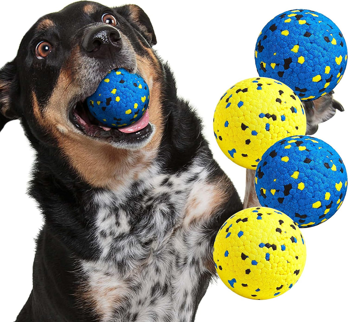 Kimee Pelotas de Tenis para Perros Juguetes para Perros para Mastic...