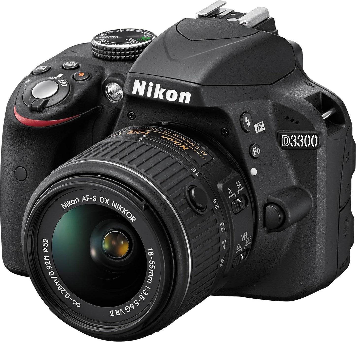 Nikon D3300 24.2 MP CMOS Digital SLR con lente de zoom Auto enfoque...