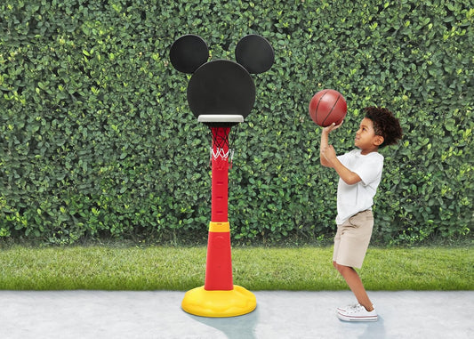 Delta Children Juego de baloncesto de plástico Disney Mickey Mouse...
