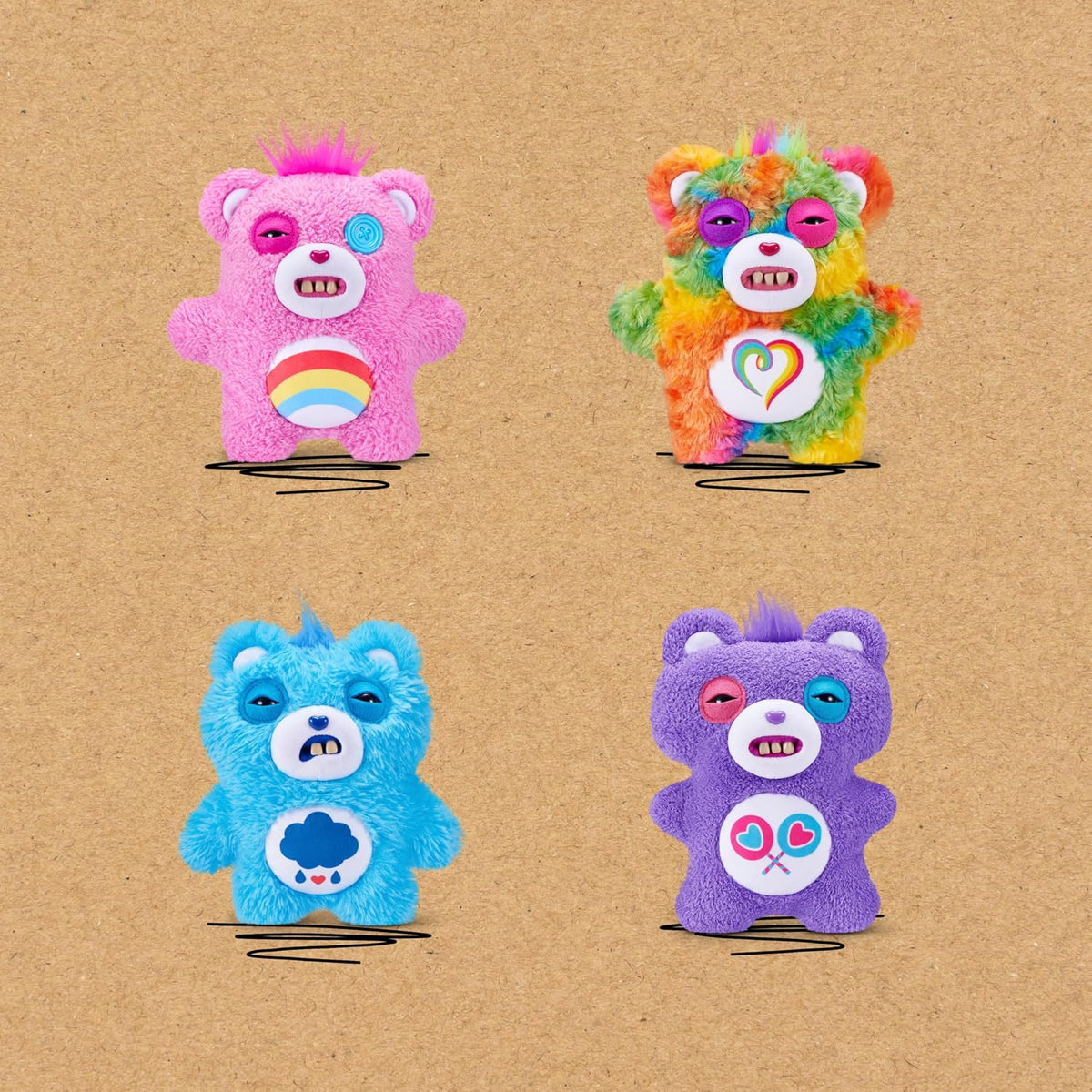 Fuggler Care Bears - Peluche de 9 pulgadas (oso animador) por ZURU,...