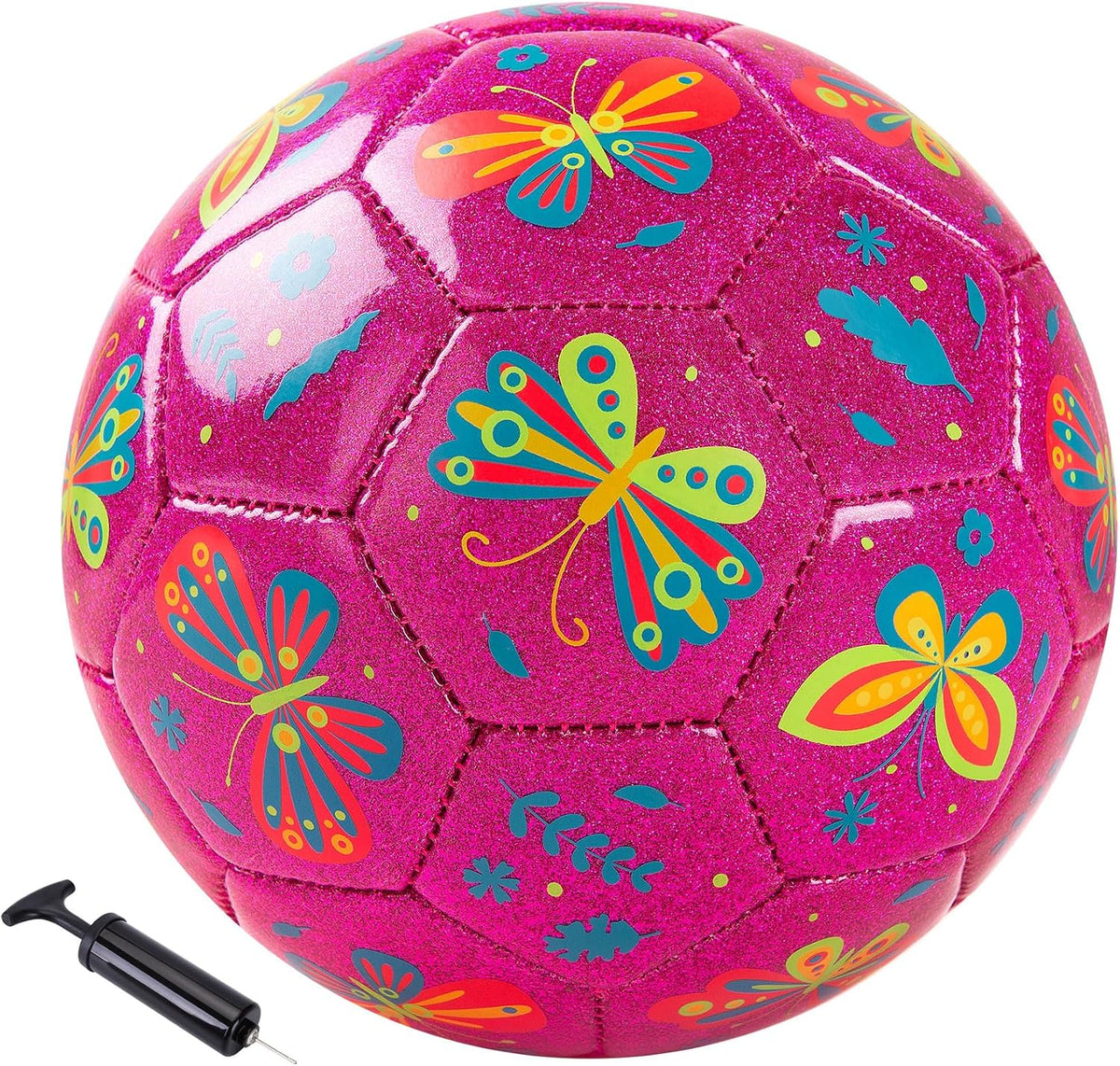 Richball Balón de fútbol rosa tamaño 3, pelota de fútbol para niñas...