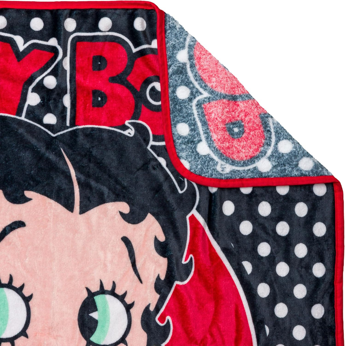Silver Buffalo Betty Boop Style, manta de forro polar, 45 x 60 pulg...