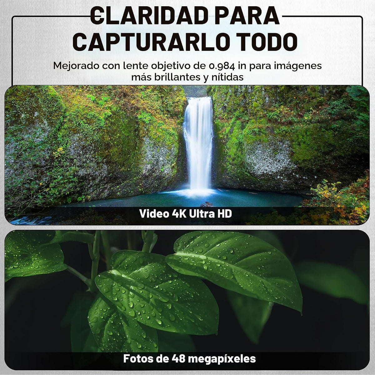 Minolta MNDM10B 4K Video 10x25 Kit monocular de visión nocturna dig...