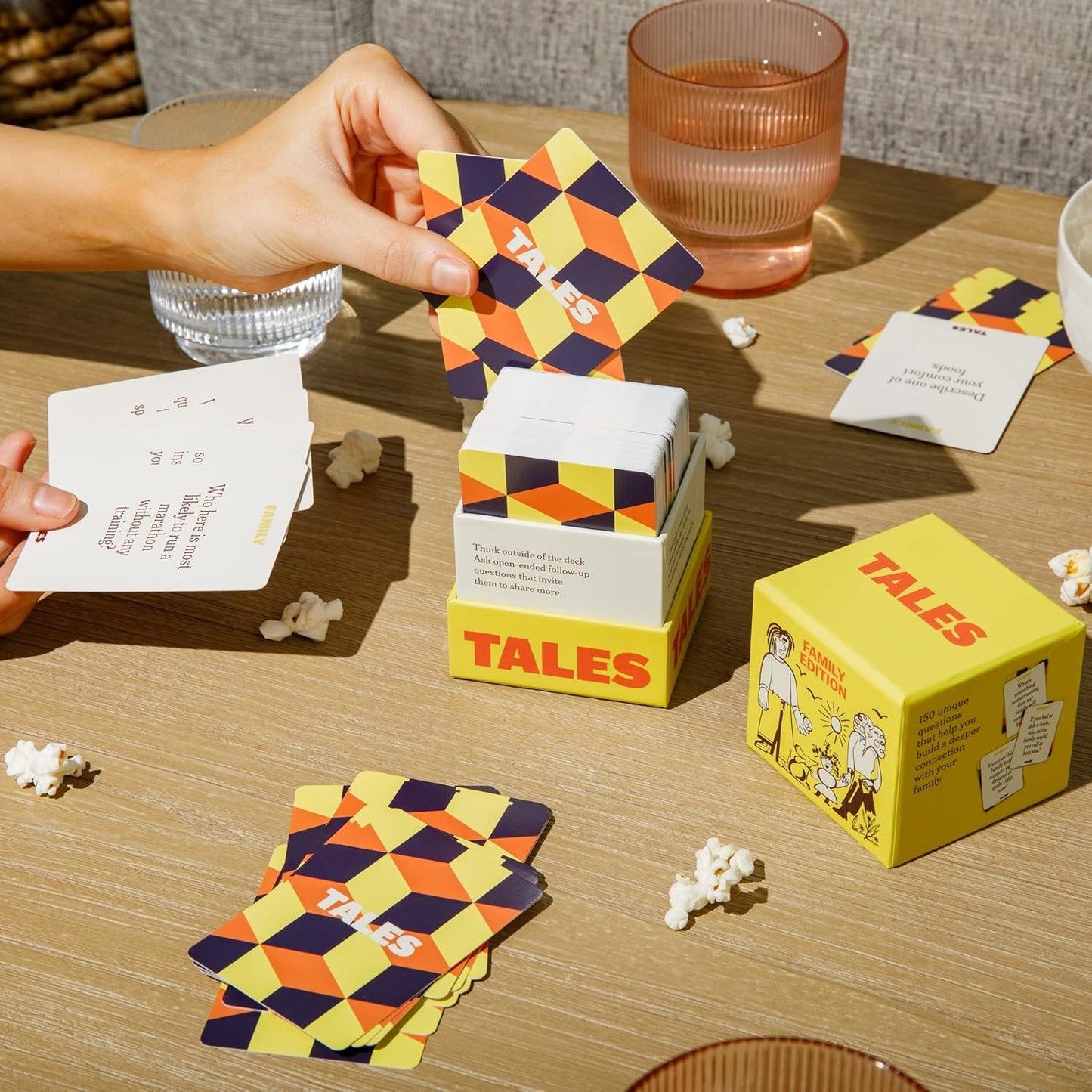 TALES 150 Tarjetas de Conversación, Edición Familiar, para Familias...