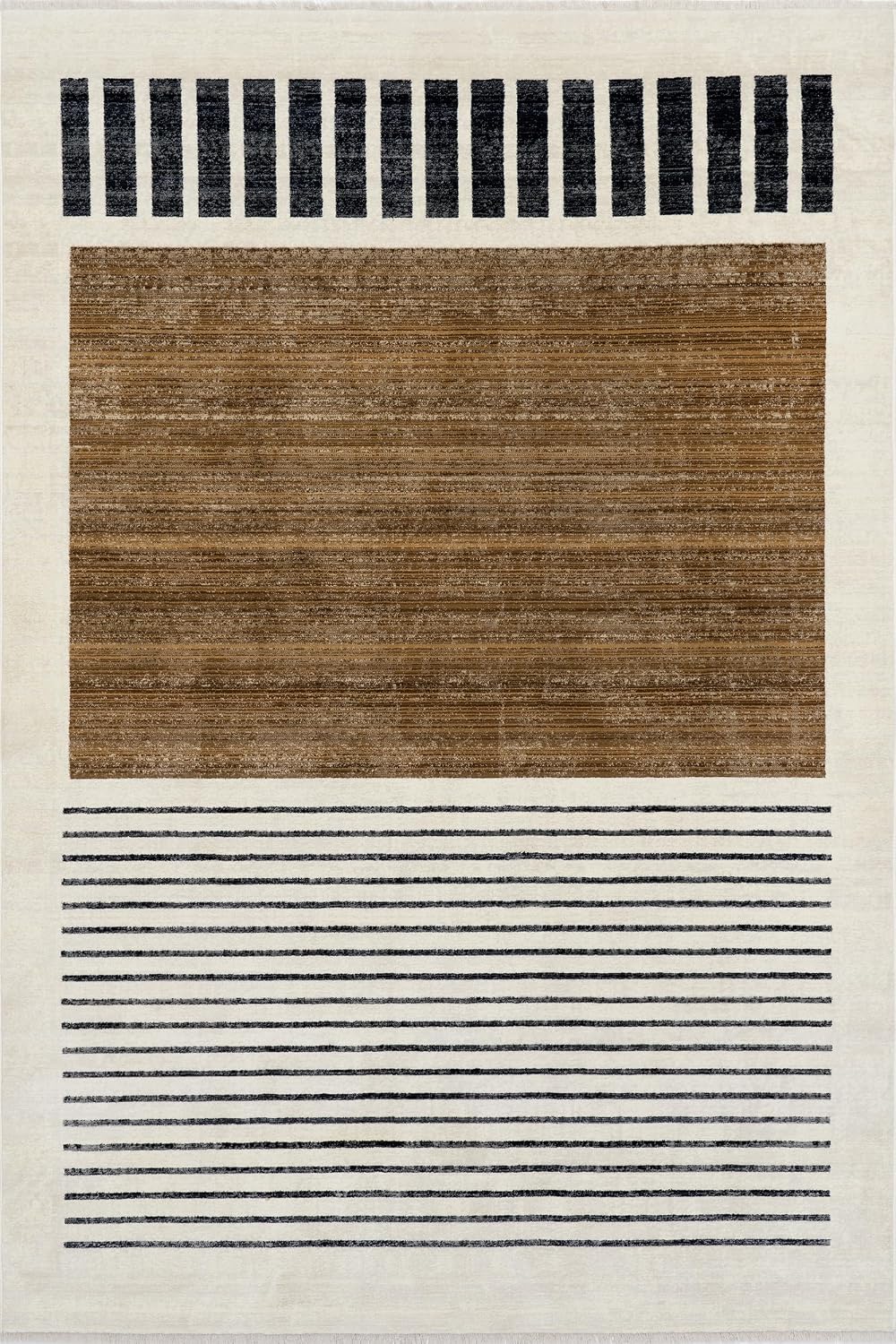 nuLOOM Alfombra con Borlas Performance Keeva Beige\/Marfil, 6'7...