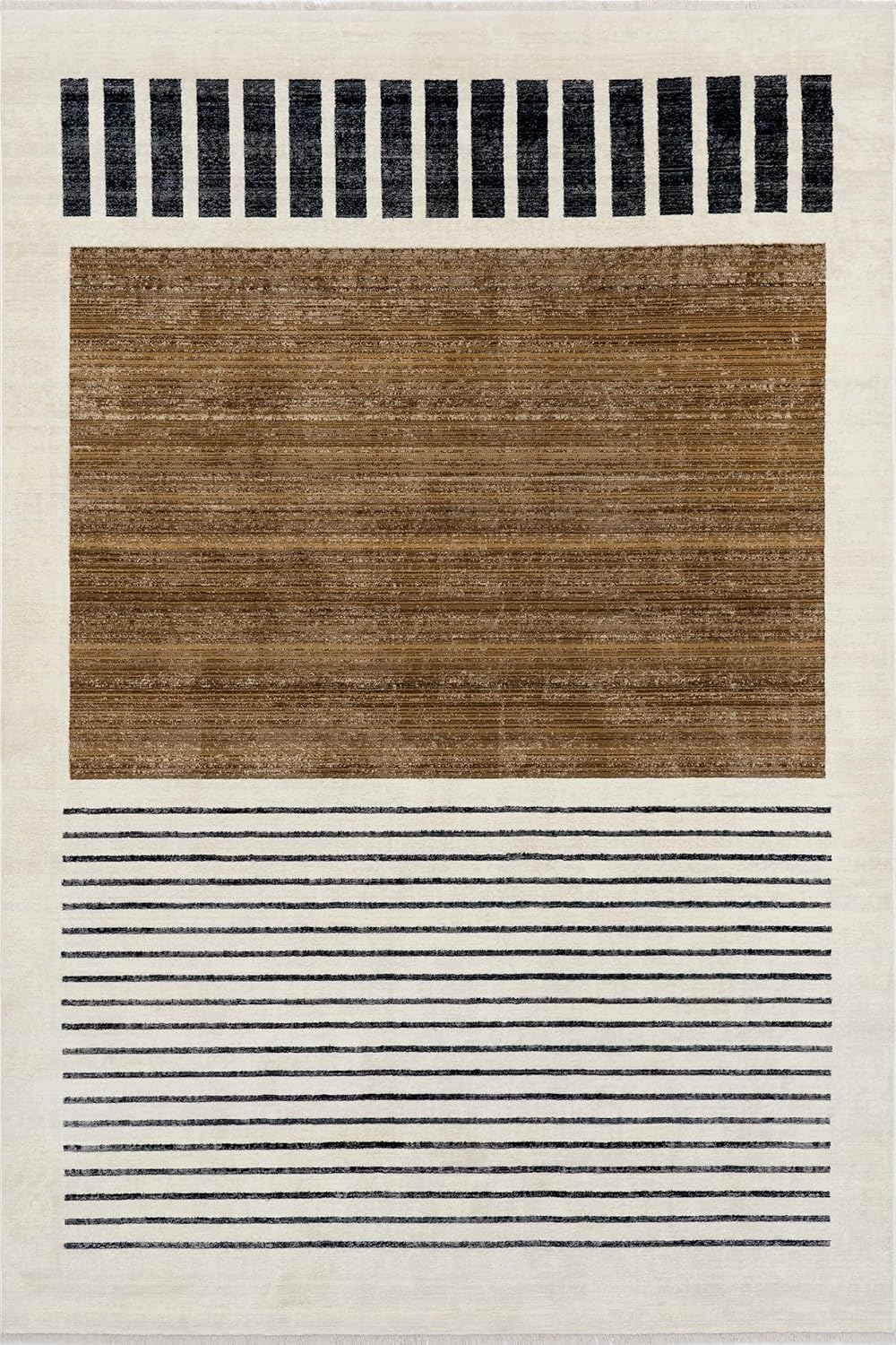 nuLOOM - Alfombra con Borlas Performance Keeva Beige\/Marfil, 5'...