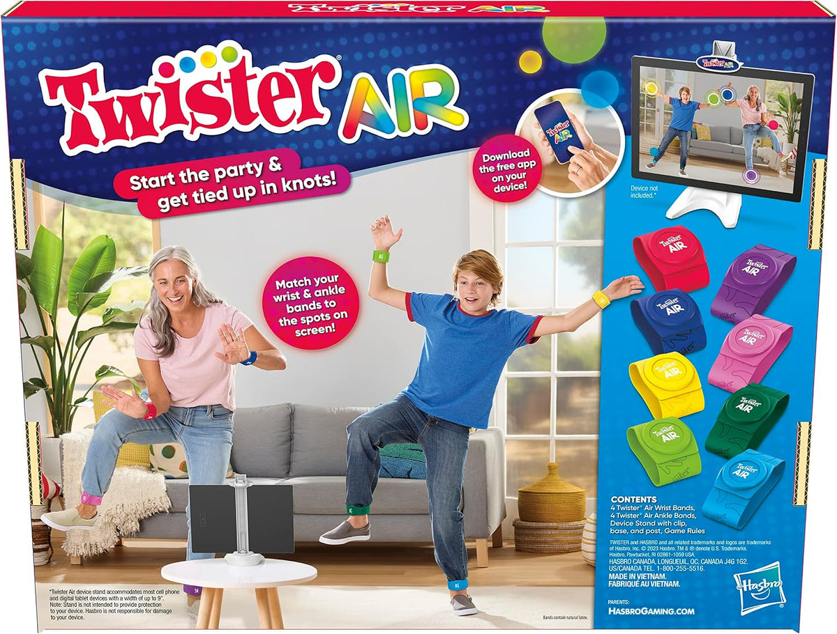 Juego Twister Air | Juego de aplicación AR con bandas para muñecas...