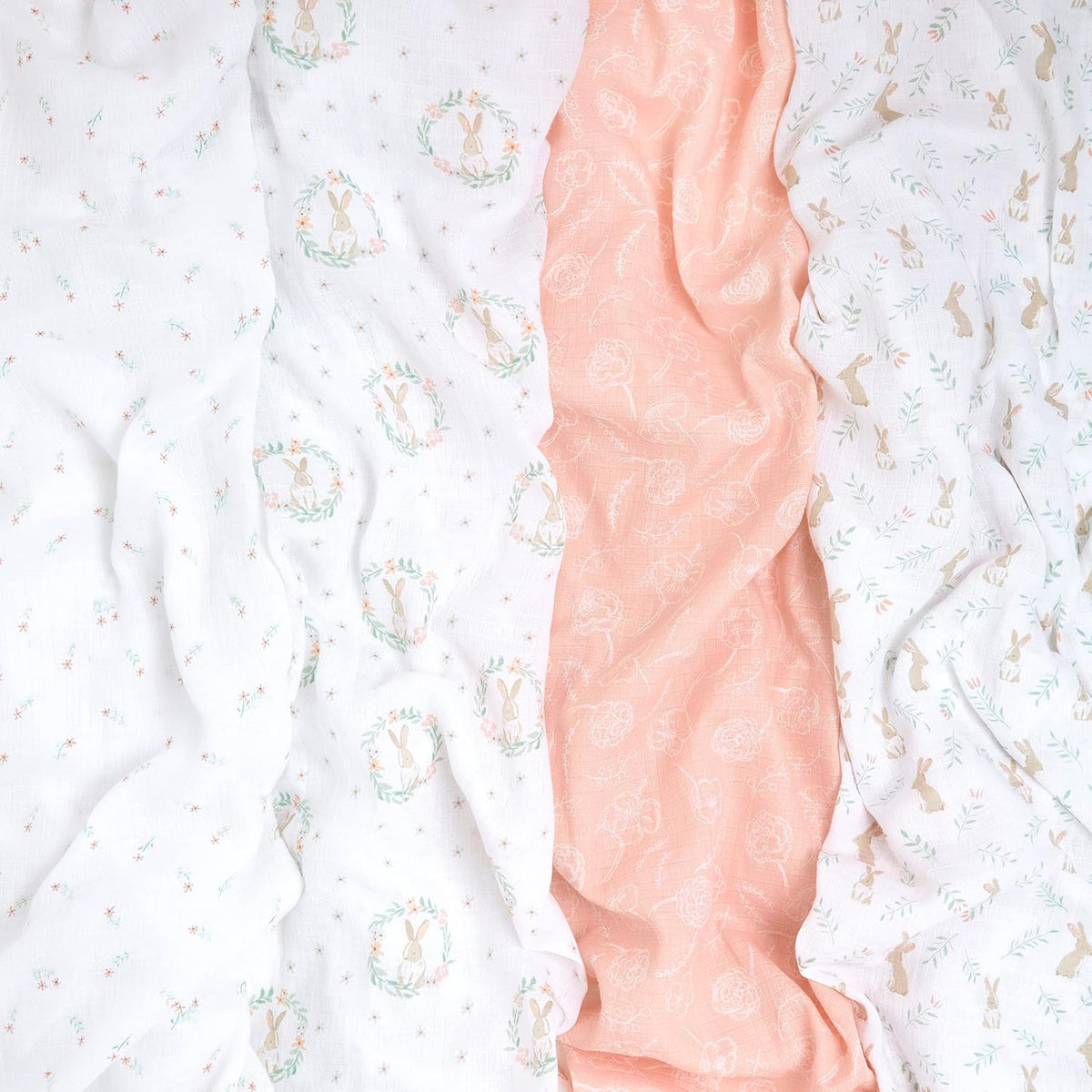 aden + anais Essentials - Mantas de muselina para bebés niñas y niñ...