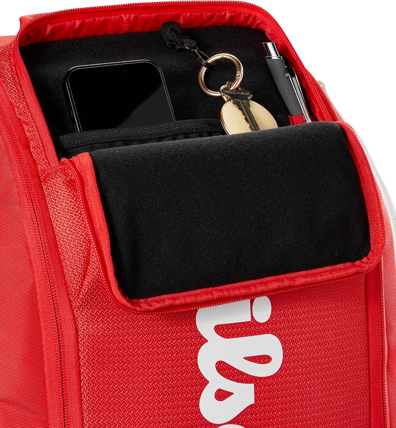 Wilson 2025 Super Tour - Bolsas para raquetas de tenis rojas - Rojo...