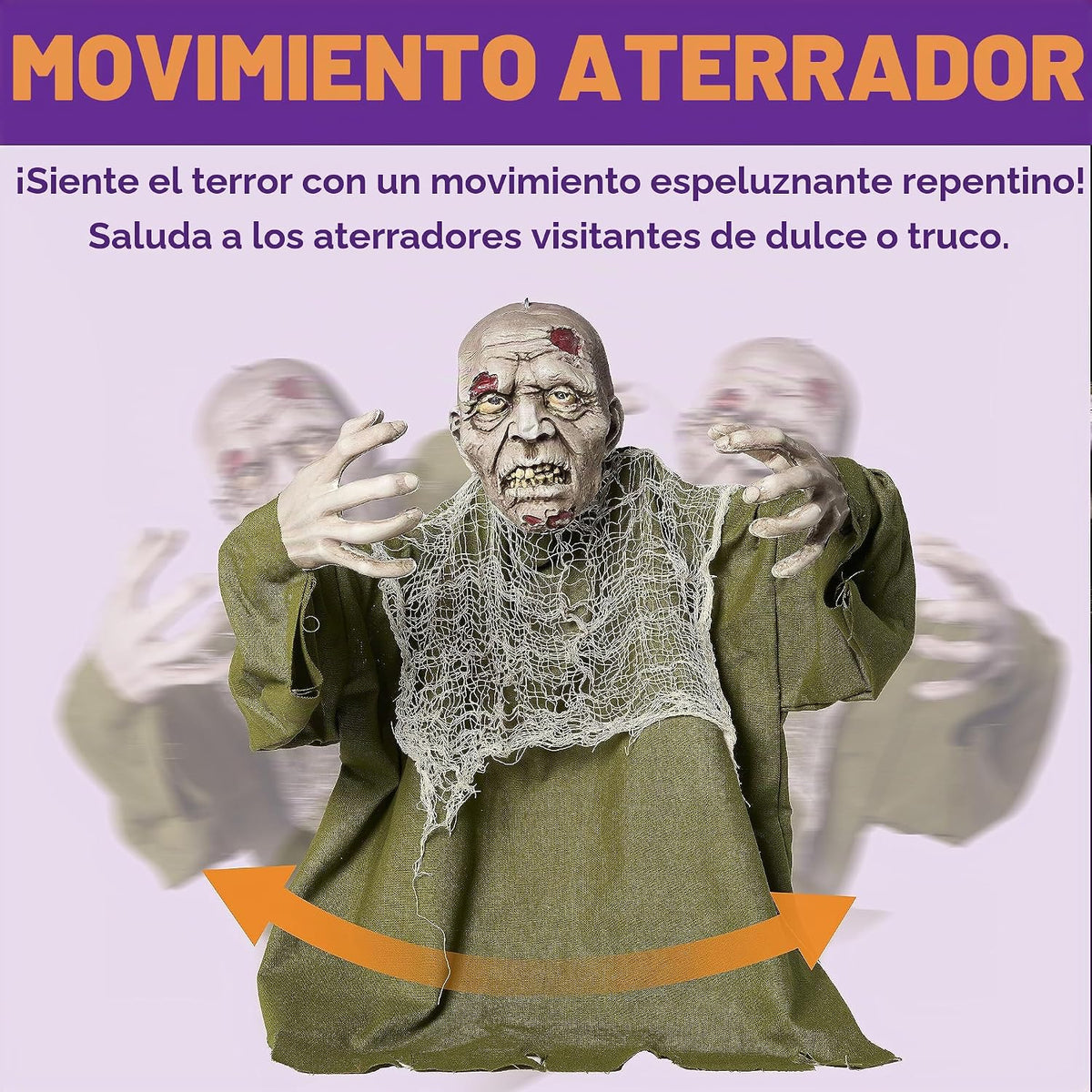 JOYIN - Decoración de Halloween animada de zombi rompetierra para e...