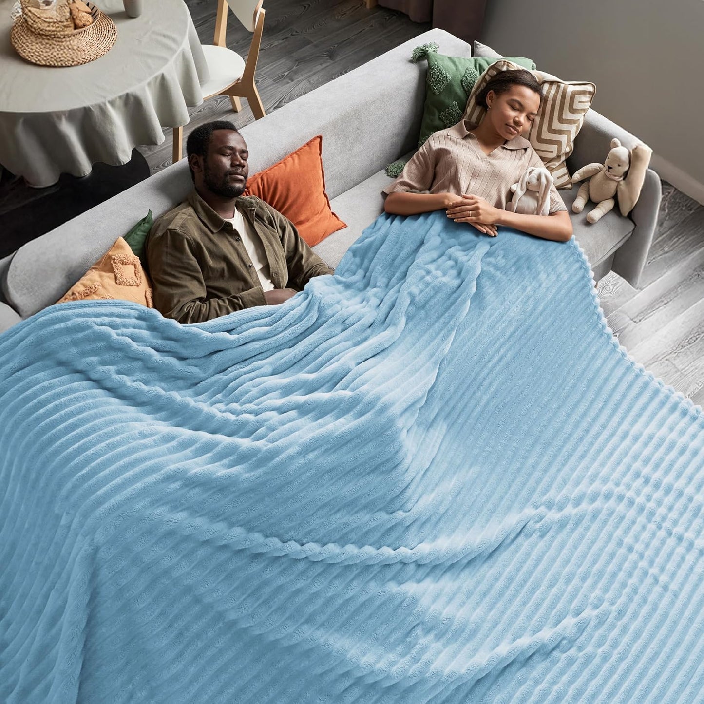 Bedsure GentleSoft - Manta grande de forro polar para cama, acogedo...