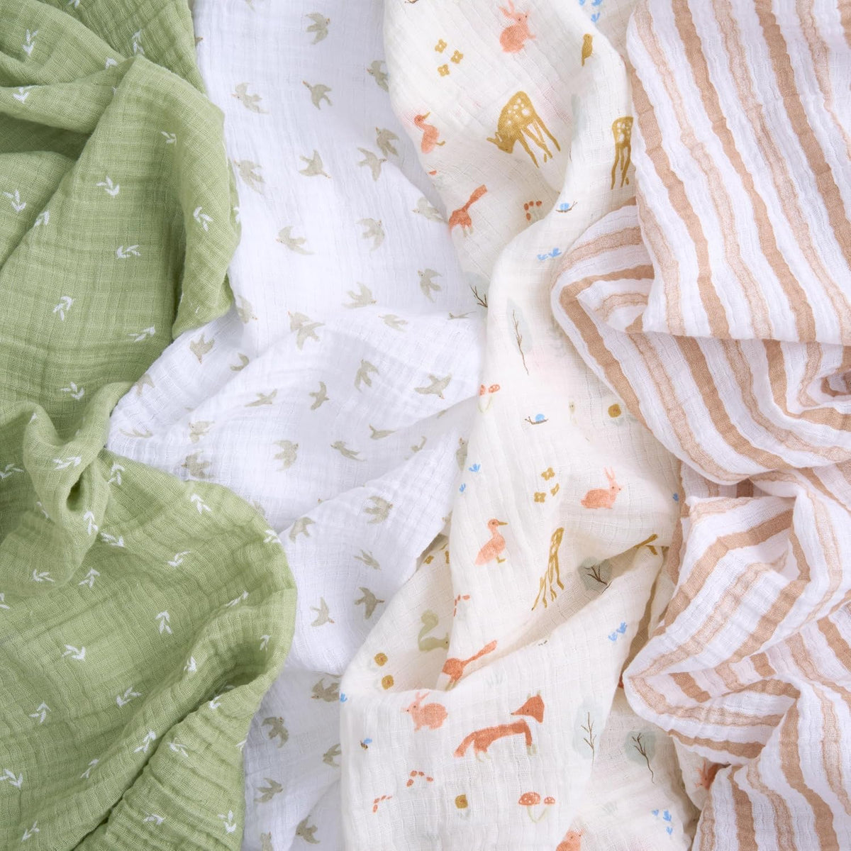 aden + anais Essentials Cotton Muslin Swaddle, Manta de muselina de...