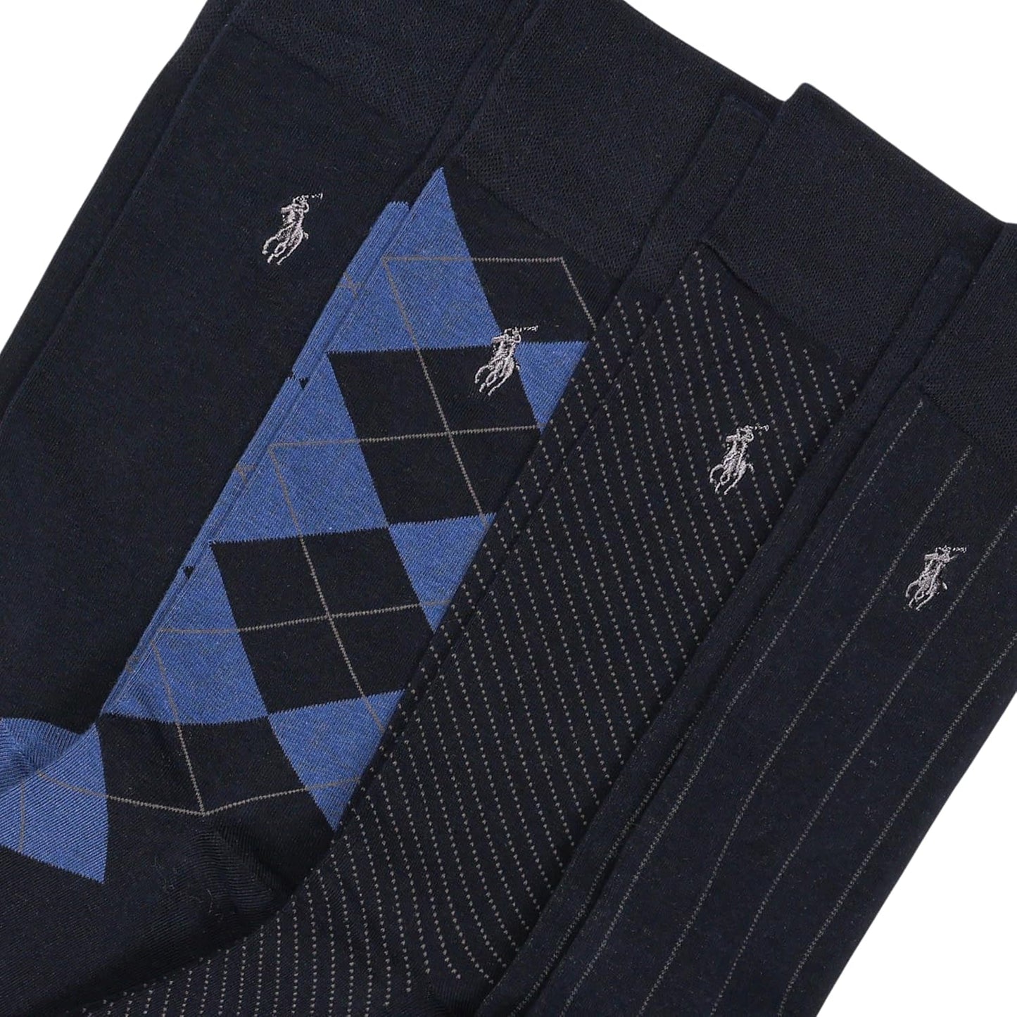 POLO RALPH LAUREN Calcetines de vestir con patrones surtidos para h...