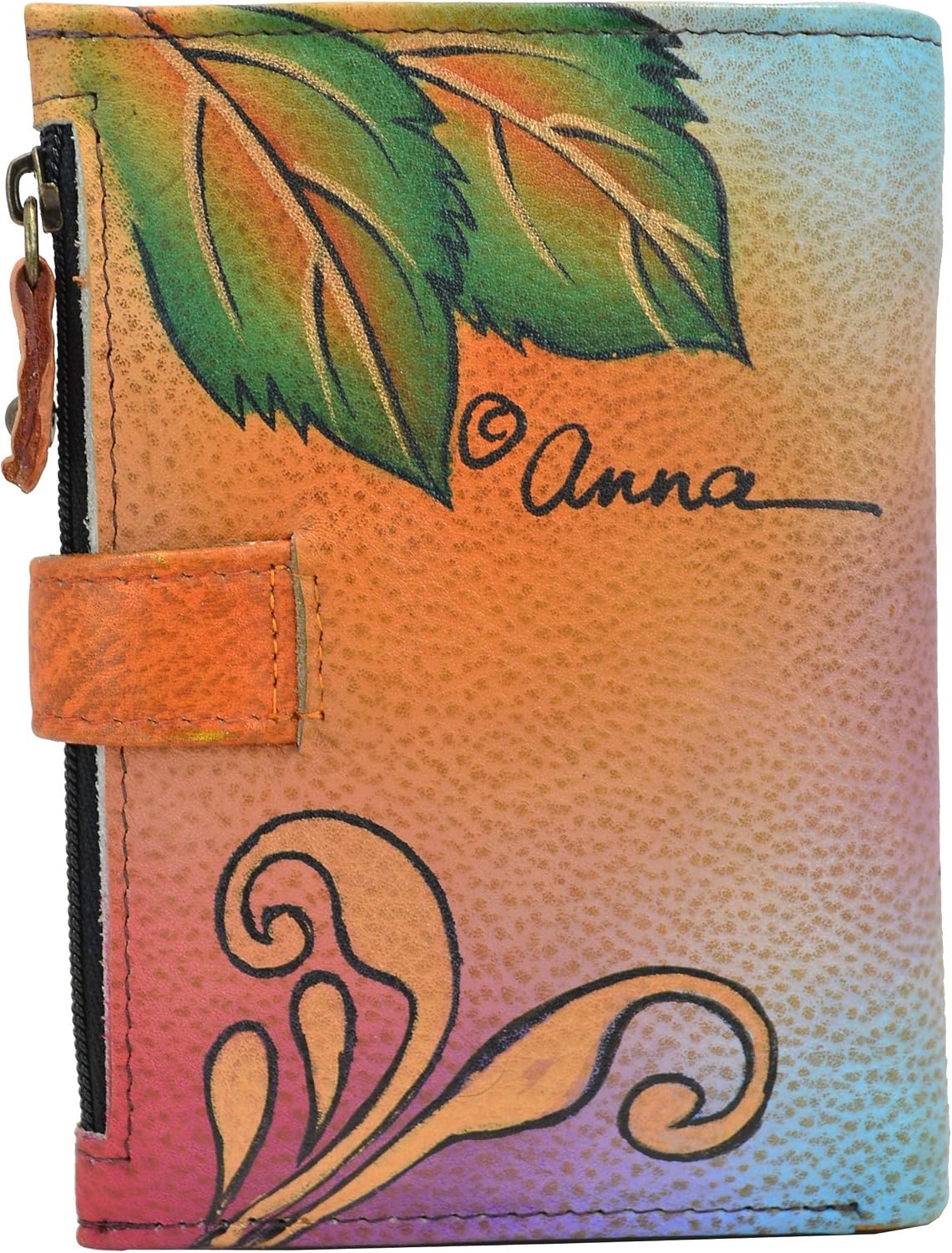Anna by Anuschka Cartera de mujer pintada a mano de cuero genuino p...
