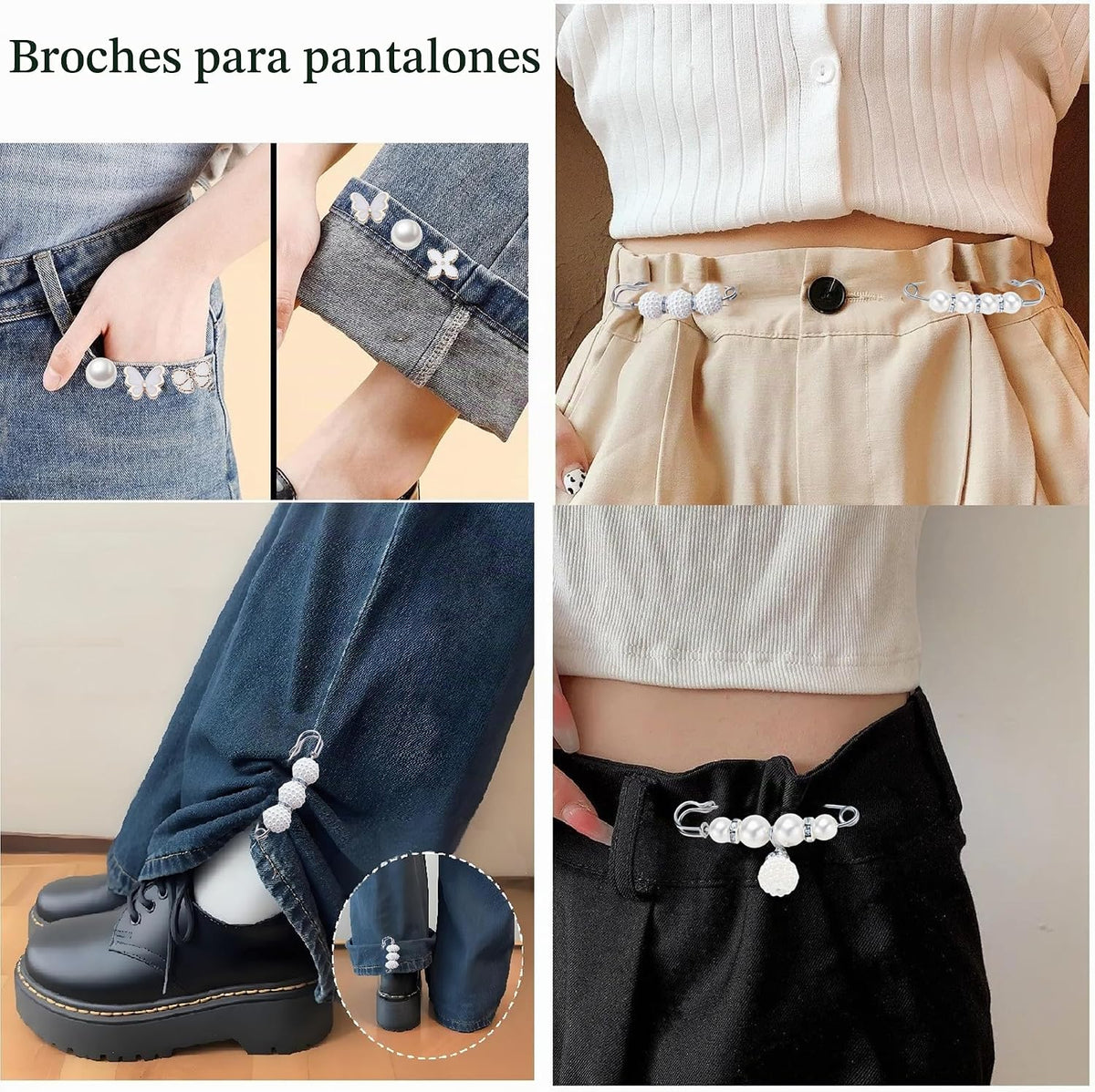 Kit de 72 dijes de calcetines de chatarra, broches y alfileres dora...
