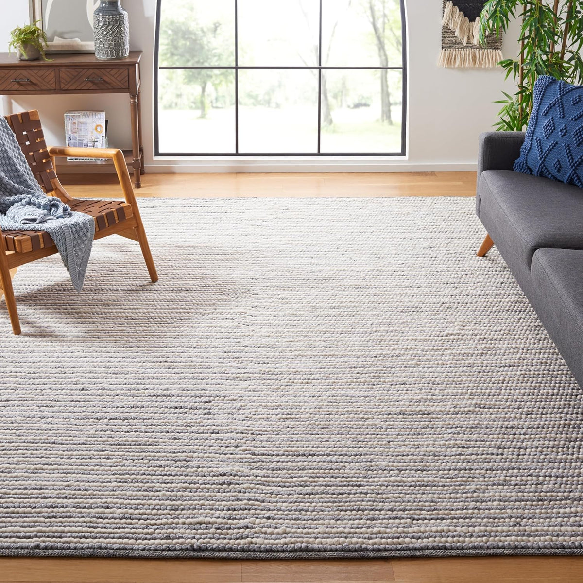 SAFAVIEH Natura Collection - Alfombra de área de 10 x 14 pies, marf...