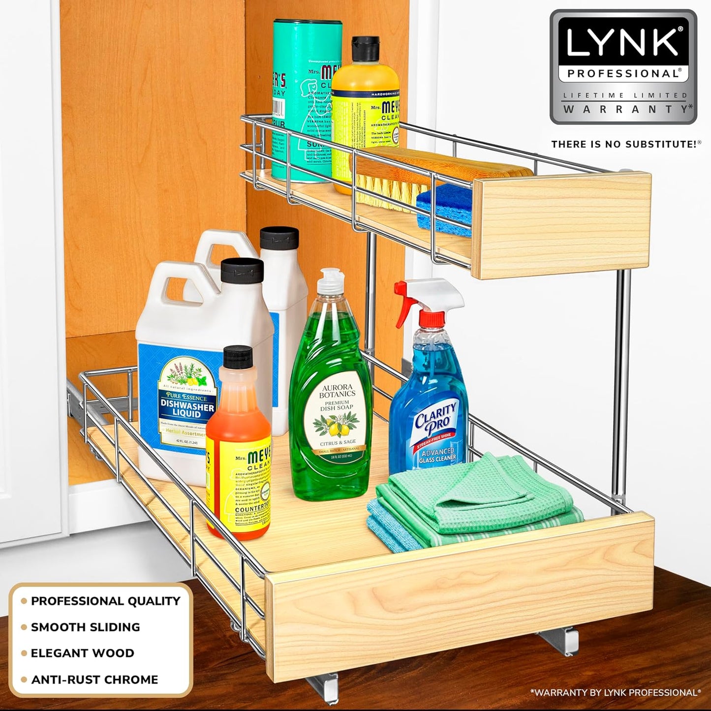 LYNK PROFESSIONAL® SELECT™ Organizador de gabinete de cocina extraí...