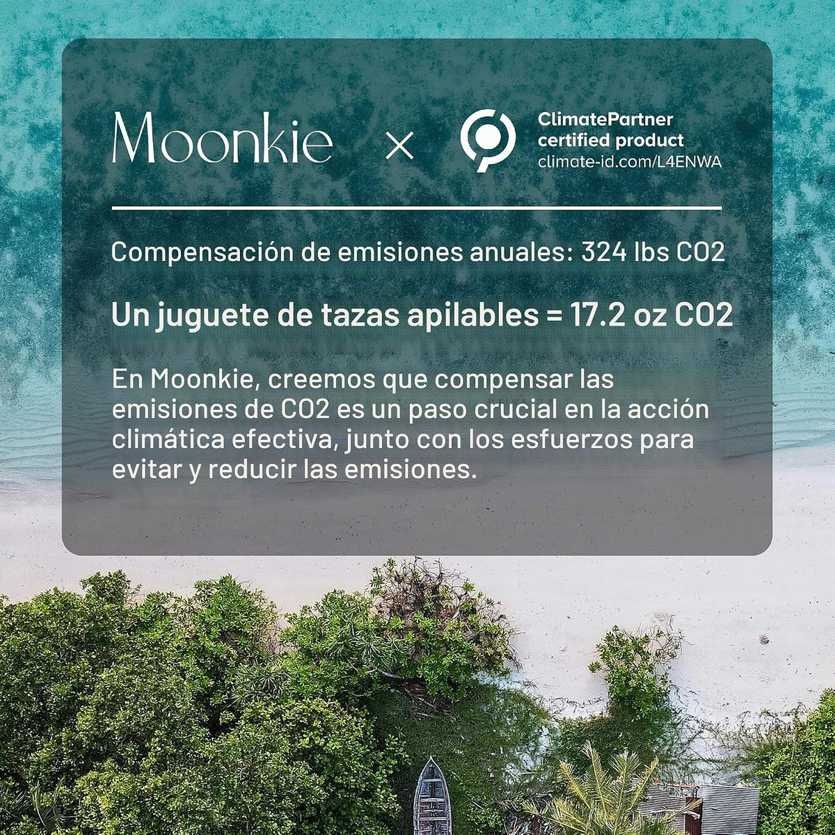 Moonkie Juguete de tazas apilables, juguetes educativos divertidos...