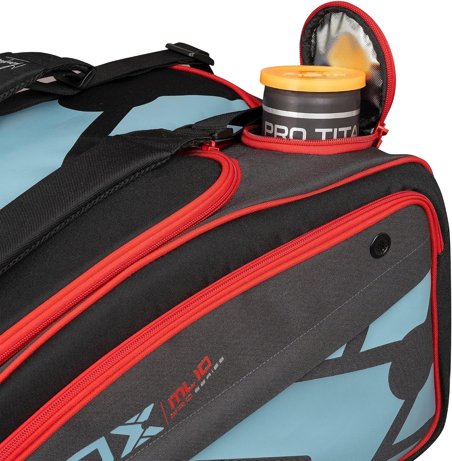Bolso de pádel compacto NOX AT10 Competition XL | Paletero Versátil...