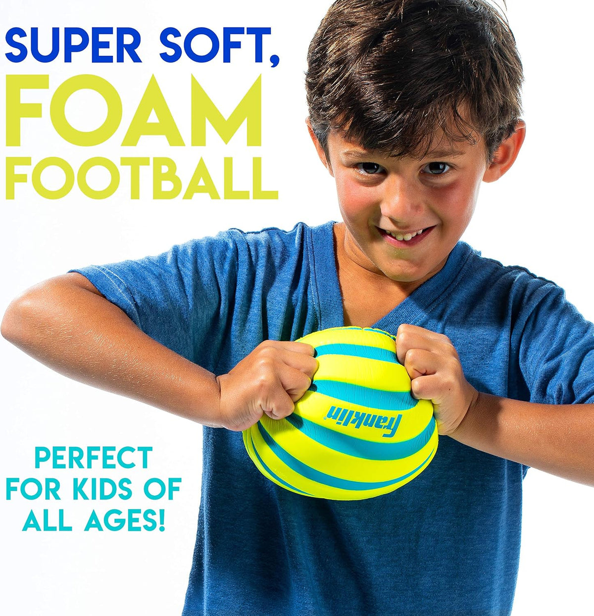 Franklin Sports Fútbol de Espuma para Niños - Mini Fútbol Juvenil d...