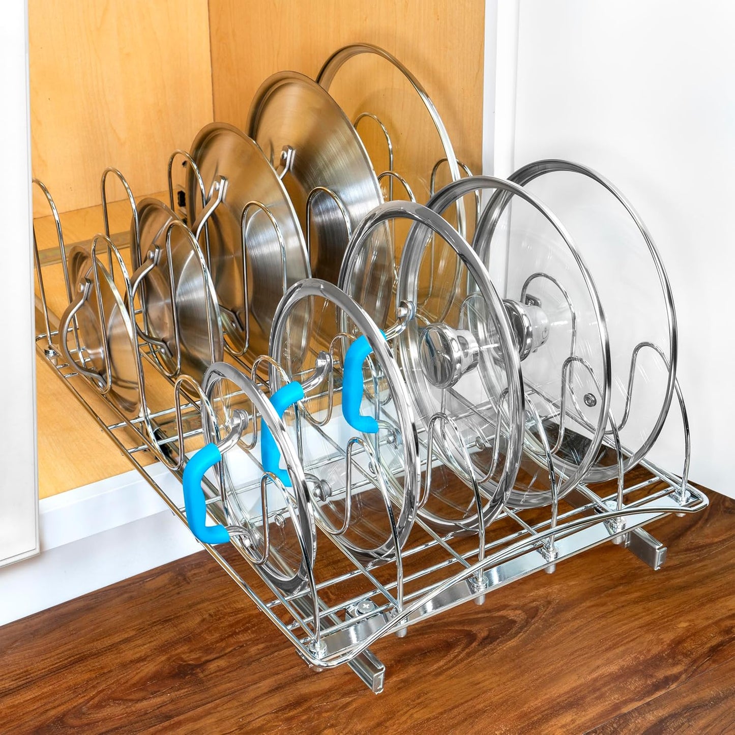 LYNK PROFESSIONAL® Organizador de tapa extraíble para olla y sartén...