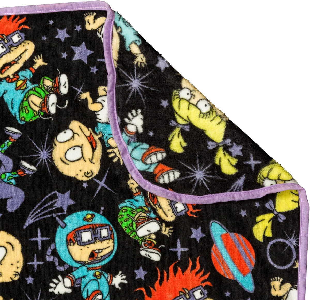 Silver Buffalo Nickelodeon Rugrats Group Star - Manta de franela de...
